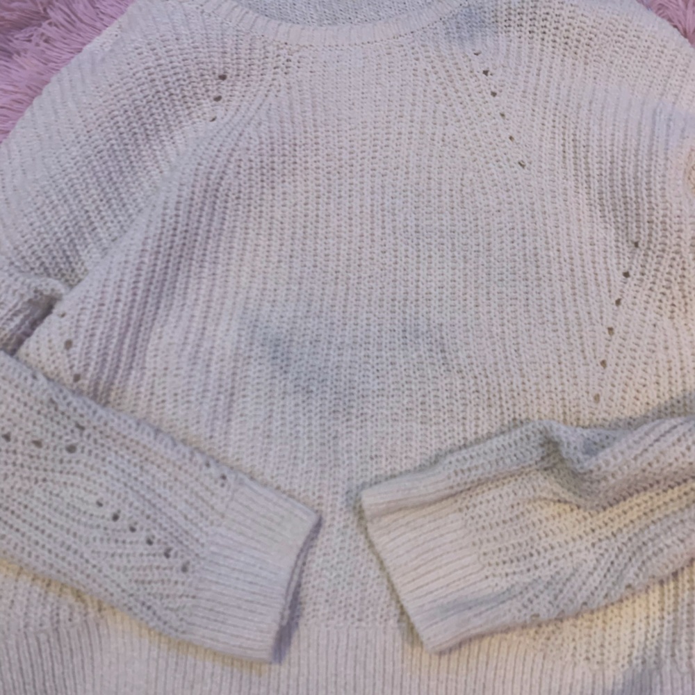 SO cream sweater, size XL
